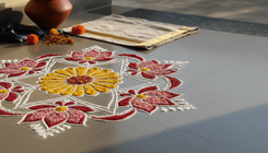 Why rangoli is made at home on Diwali
